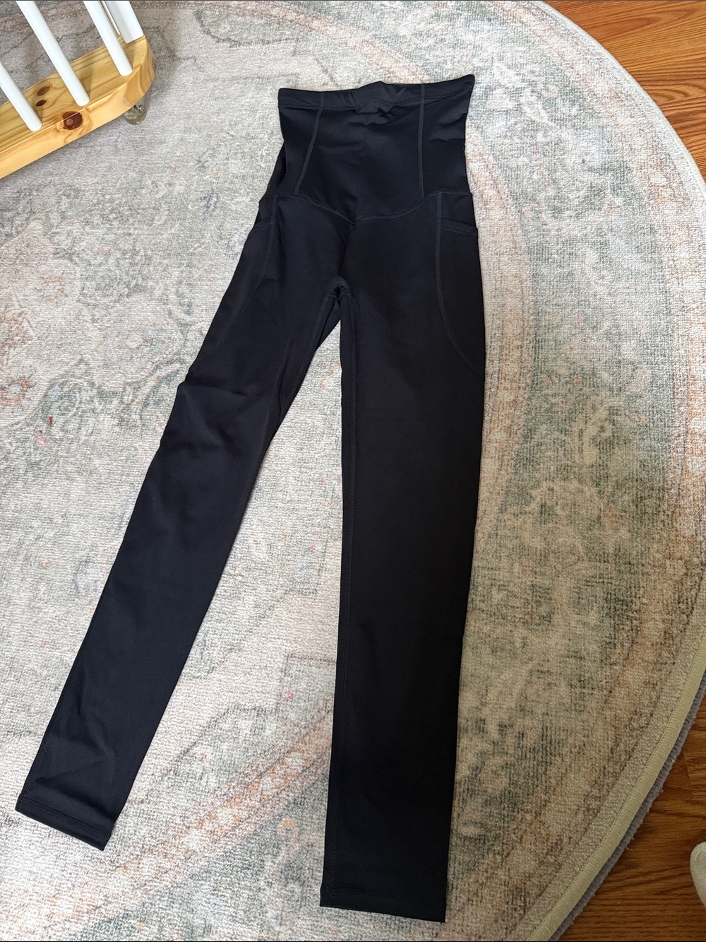 NEW!! Babybub High-Waist Black Women's Active Leggings